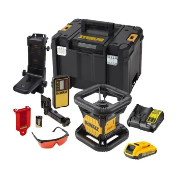 DeWALT DCE074D1R Rotační laser s olovnicí 18V 2,0Ah