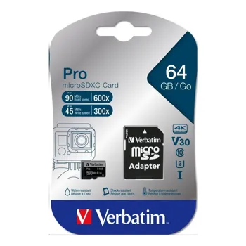 Verbatim microSDXC 64 GB UHS-I U1 47042