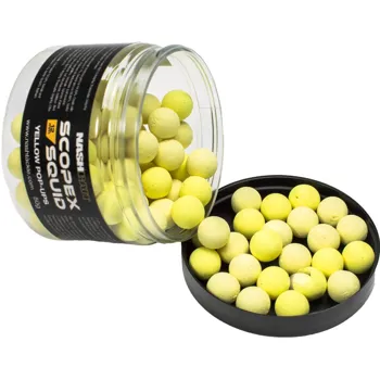 Kevin Nash Scopex Squid plovoucí boilies Pop Ups Yellow 75g 20mm