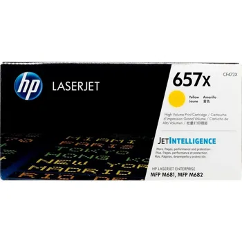 HP 657X originální tonerová kazeta žlutá CF472X