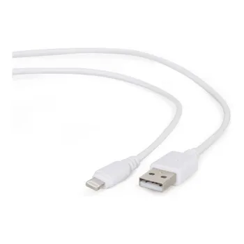 Gembird CC-USB2-AMLM-2M-W USB 2.0 Lightning, 2m, bílý