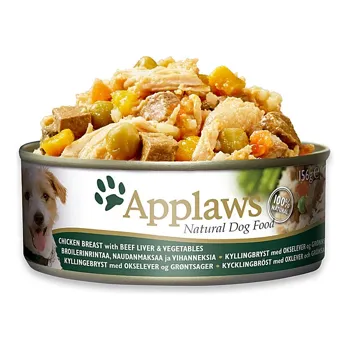 Applaws Dog Kuře & hovězí játra & zelenina 156 g