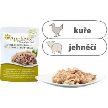 Applaws cat kuře jehně jelly 70 g