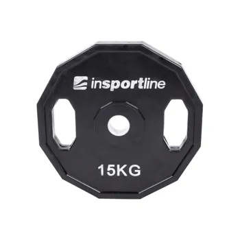 inSPORTline Ruberton Pogumovaný kotouč 15 kg 30 mm