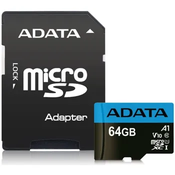 ADATA microSDXC 64 GB UHS-I U1 AUSDX64GUICL10A1-RA1