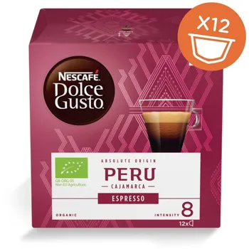 Nescafé Dolce Gusto Peru Cajamarca Espresso kávové kapsle 12 ks