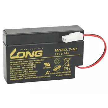 Long 12V 0,7Ah AMP WP0.7-12 PBLO-12V000,7-AMP