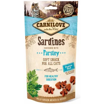 Carnilove Cat Semi Moist Snack Sardines enriched with Parsley 50 g