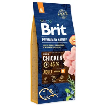 Brit Premium by Nature Adult M 15 kg