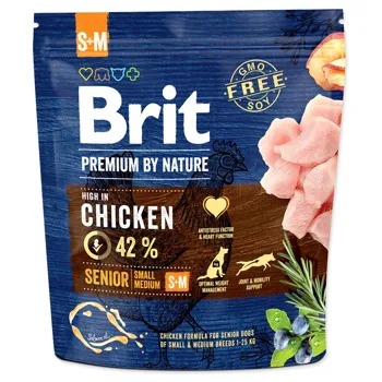 Brit Premium by Nature Senior S+M 1 kg