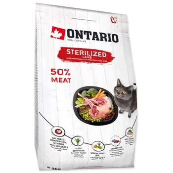 Ontario Cat Sterilised Lamb 400 g