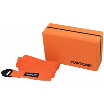 Tunturi Yoga Block & Strap