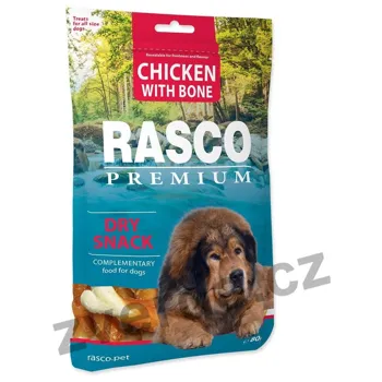 Rasco Premium kosti obalené kuřecím masem 80 g