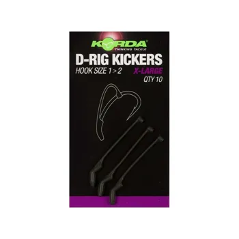 Korda Rovnátka Kickers D Rig Green XL 10ks