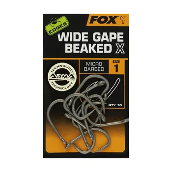 Fox Edges Wide Gape Beaked X Hooks vel.1 10ks