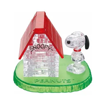 HCM KINZEL 3D Crystal puzzle Snoopy a domek 50 ks