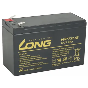 Long F2 WP7.2-12 F2 PBLO-12V007,2-F2A 12V 7,2Ah