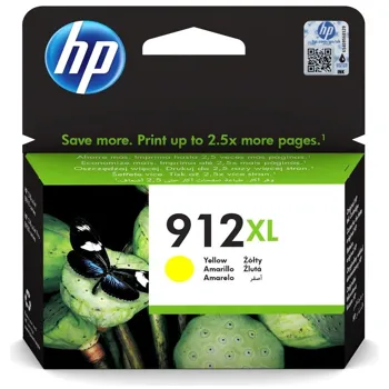 HP 912XL originální inkoustová kazeta žlutá 3YL83AE