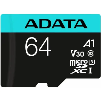 ADATA MicroSDXC 64 GB AUSDX64GUI3V30SA2-RA1