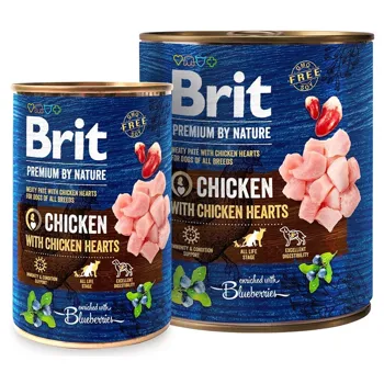 Brit Premium by Nature Chicken with Hearts 0,8 kg