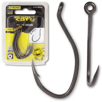 Black CAT MEGA Hook DG COATING vel.10 6ks