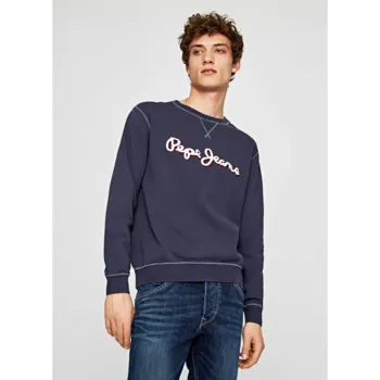 Pepe jeans mikina LAMONT Modrá