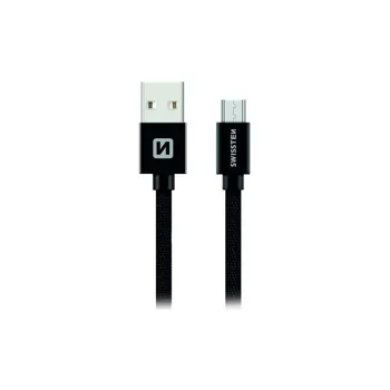 Swissten 71521201 USB/USB-C, 1,2m, černý