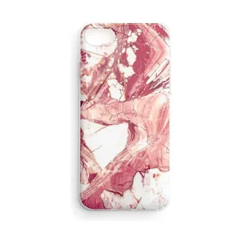 Pouzdro Wozinsky Marble silikonové Xiaomi Redmi 8A růžové