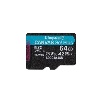 Kingston Micro SDXC Canvas Go! Plus 64 GB UHS-I U3 SDCG3/64GBSP