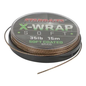 Starbaits Šňůra X WRAP SOFT COATED 15m 25lb