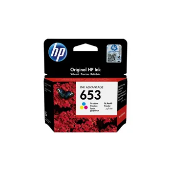 HP 653 originální inkoustová kazeta tříbarevná 3YM74AE