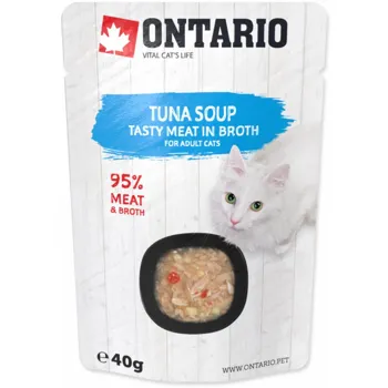 Ontario Cat Soup Tuna with vegetables 40 g