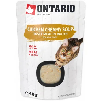 Ontario Cat Soup Chicken & Cheese with rice 40 g