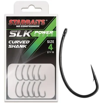 Starbaits Power Hook PTFE TEFLON Curved Shank vel.6 10ks