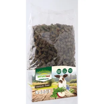 Nature Land Krmivo Complete granule zakrslý Králík 1,7 kg