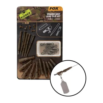 Fox Edges Camo Power Grip Lead Clip Kit vel.7 5ks