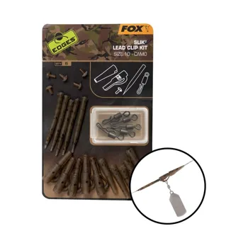 Fox Závěs na olovo Edges Camo Slik Lead Clip Kit vel.10 5ks