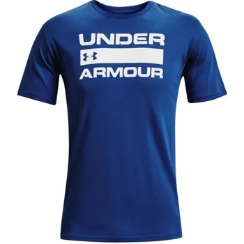 Under Armour TEAM ISSUE WORDMARK SS tmavě modrá