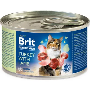 Brit Cat Premium by Nature Turkey with Lamb 0,2 kg