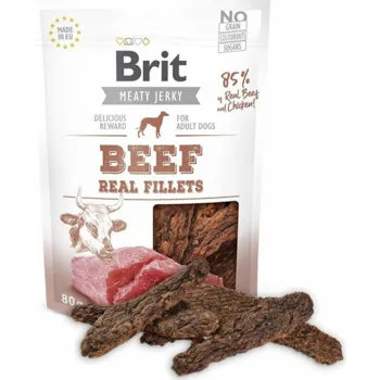 Brit Jerky Beef Fillets 80 g