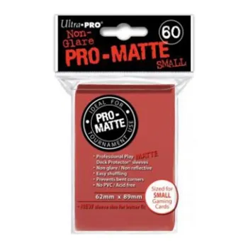 Ultra Pro obaly 62 x 89 Small Pro-Matte červené