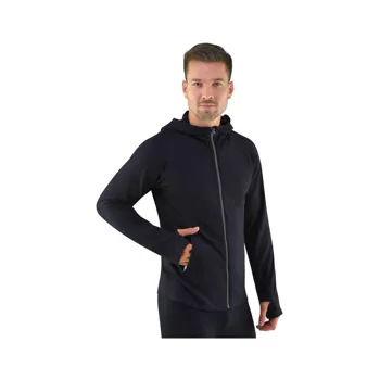 Unisex mikina s dlouhým rukávem a kapucí ECO Bamboo Sport černá