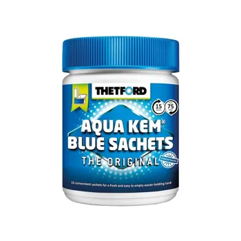 Aqua Kem Rozkladová chemie WC Thetford Blue Sachets - balení 15 ks