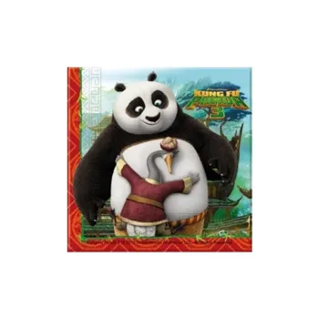 Godan ubrousky papírové Kung Fu Panda 3 20ks 33x33cm