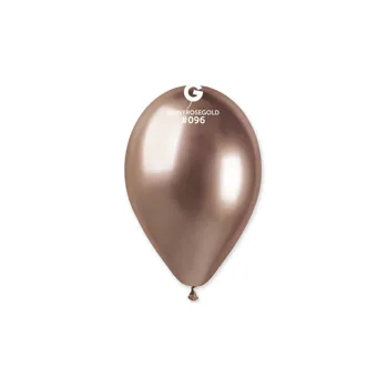 Grabo BALÓNEK chromový latexový rose gold 33 cm