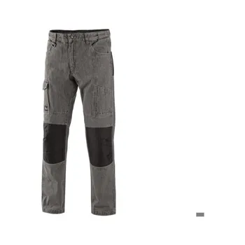 Canis Kalhoty jeans NIMES III pánské šedo-černé b1 - CN-1490-081-710-46