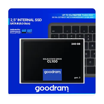 GOODRAM CL100 Gen.3 240GB, SSDPR-CL100-240-G3