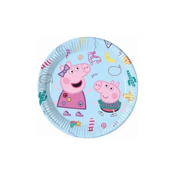 Godan TALÍŘKY papírové Prasátko Peppa 23cm