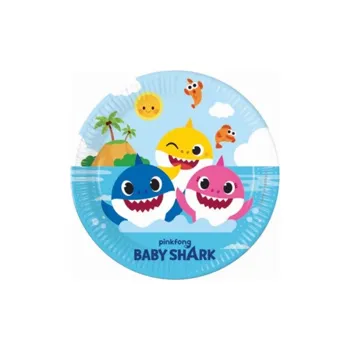 Godan TALÍŘKY papírové Baby shark 23cm