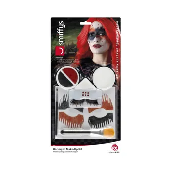 Smiffys HALLOWEEN MAKE-UP set Harlequin